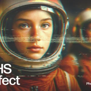 Retro VHS Photo Effect Template